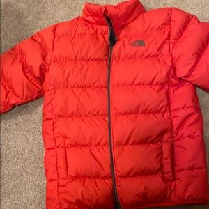 Boys north face puffer jacket